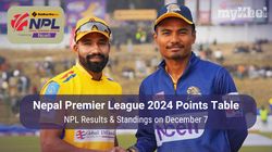 Nepal Premier League 2024 Points Table Npl Results Standings After Matches On December 