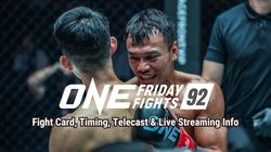 One Friday Fights 92 Sitthichai Vs Shadow Fight Card Timing Telecast Live Streaming In India