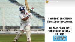 Prithvi Shaw Shares Cryptic Story After Mca Alleges Night Out Before Smat Match