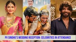 Pv Sindhu And Venkata Datta Sai S Starry Wedding Reception Chiranjeevi Nagarjuna And More In Atten