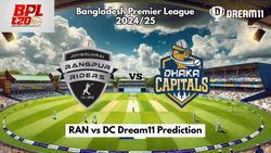 Ran Vs Dc Dream11 Prediction Bpl 2024 25 Rangpur Riders Vs Dhaka Capitals Fantasy Xi Captain And Vice Captain Choices 2nd Match