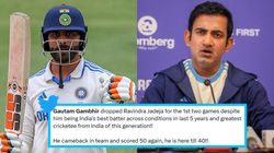 India Vs Australia Saviour Ravindra Jadeja Wins Hearts But Gautam Gambhir Is Flaked By Fans For I