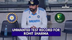 India Vs Australia 2nd Test Rohit Sharma Second In Unwanted Test Record After Adelaide Test Stinker