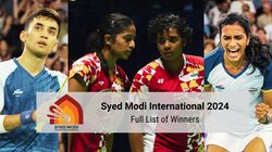 Syed Modi International 2024 Winners Pv Sindhu Lakshy Sen Treesa Jolly Gayatri Gopichand Crowned
