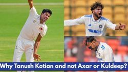 India Vs Australia Why Tanush Kotian Is Chosen Over Kuldeep Yadav And Axar Patel