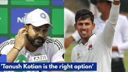 Ind Vs Aus Rohit Sharma Says Tanush Kotian Is Right Option Find Out Why He Prefers Him Over Kuldeep