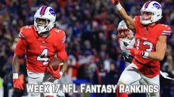 Week 17 Nfl Fantasy Rankings Chiefs Dominate Lions And Vikings Clash For Nfc Supremacy