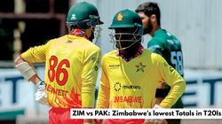 Zim Vs Pak List Of Zimbabwes Lowest Totals In T20is As Pakistan Bundle Them Out For New Record Low