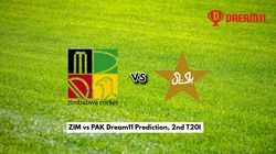 Zim Vs Pak Dream11 Prediction 2nd T20i Zimbabwe Vs Pakistan Fantasy Xi Captain Vice Captain Choices