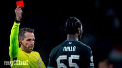 Nallo Red Card Psv Eindhoven Champions League 