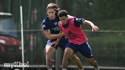 Arsenal Return Calafiori Nwaneri Champions League 