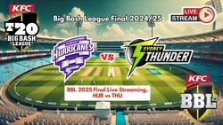 Bbl 2025 Final Live Streaming Hur Vs Thu How To Watch Hobart Hurricanes Vs Sydney Thunder Live Telecast