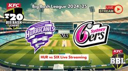 Hur Vs Six Live Streaming Bbl 14 How To Watch Hobart Hurricanes Vs Sydney Sixers Live Telecast In India Australia And Other Countries