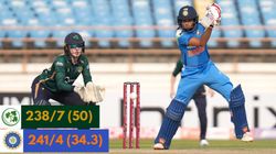 India W Vs Ireland W New Faces Star As Ind W Win 1st Odi In Rajkot