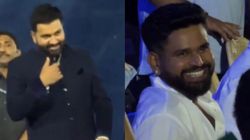 Rohit Sharma At His Shana Best Asks Shreyas Iyer To Show Dance Moves Wankhede 50th Anniversary Watch