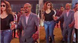Vinod Kambli Receives Assistance From Wife Struggling To Walk At Wankhede 50th Anniversary Event