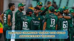 Pakistan Champions Trophy 2025 Squad Which Date Is Deadline For Pcb To Announce Their Team