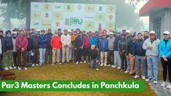 First Pitch And Putt Golf Tournament Par3 Masters Concludes At Panchkula Golf Course