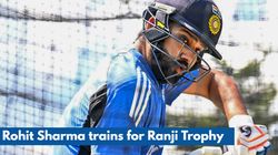 Rohit Sharma Returns To Domestic Fold After Bgt Debacle Bats With Ajinkya Rahane At Mumbai Training