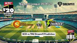 Sco Vs Thu Dream11 Prediction Bbl Perth Scorchers Vs Sydney Thunder Fantasy Xi Captain And Vice Captain Choices 22nd Match
