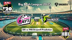 Six Vs Thu Dream11 Prediction Bbl 2025 Sydney Sixers Vs Sydney Thunder Fantasy Xi Captain And Vice Captain Choices 37th Match