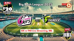 Six Vs Thu Live Streaming Bbl 2025 How To Watch Sydney Sixers Vs Sydney Thunder Live Telecast In I