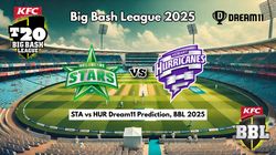 Sta Vs Hur Dream11 Prediction Bbl 2025 Melbourne Stars Vs Hobart Hurricanes Fantasy Xi Playing 11 40th Match