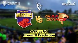 Swr Vs Gg Dream11 Prediction Ilt20 2025 Sharjah Warriors Vs Gulf Giants Fantasy Xi Captain And Vice Captain Choices Match 