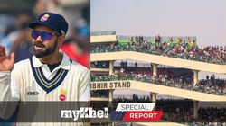 Ranji Trophy Meets Virat Kohli Mania Delhi Crowds Flock To See Goat At Arun Jaitley Stadium