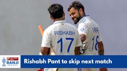 Virat Kohli And Rishabh Pant Wont Play For Delhi Together In Ranji Trophy Report