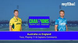 Aus Vs Eng Champions Trophy 2025 Australia Vs England Toss Playing 11 Smith Opts To Bowl In Lahore