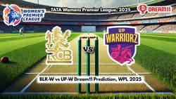 Blr W Vs Up W Dream11 Prediction Wpl 2025 Royal Challengers Bengaluru Vs Up Warriorz Womens Fantasy Xi 9th Match