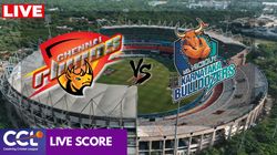 Ccl 2025 Live Score Chennai Rhinos Vs Karnataka Bulldozers Live Match 5 Updates From Hyderabad