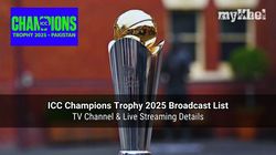 Champions Trophy 2025 Broadcasters List Match Time Tv Channels Live Streaming In India Pakistan