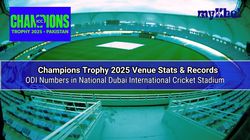Dubai International Cricket Stadium Stats And Records Odi Statistics Of Champions Trophy 2025 Venue