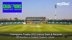 Gaddafi Stadium Stats And Records Explore Odi Statistics Of Champions Trophy 2025 Venue In Lahore