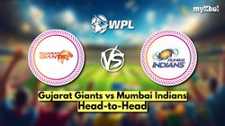 Gj W Vs Mi W Head To Head Wpl 2025 Gg W Vs Mi W Stats And Records At Kotambi Stadium Vadodara