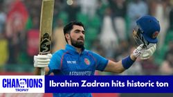 Champions Trophy 2025 Ibrahim Zadran Becomes First Afghanistan Player To Hit Century In Tournament