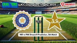 Ind Vs Pak Dream11 Prediction Icc Champions Trophy 2025 India Vs Pakistan Fantasy Xi Captain Vice Captain Choices