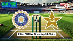 Ind Vs Pak Live Streaming Champions Trophy 2025 How To Watch India Pakistan Live Telecast On Tv Mobile