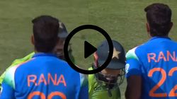 Champions Trophy 2025 India And Pakistan Player Exchange Heated Moment As Mohammad Rizwan Shoulder
