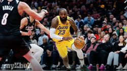 Lebron James Defies Normal Lakers Beat Trail Blazers 