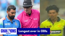 Who Bowled The Longest Over In Odi Mohammed Shami Sends Down 11 Ball Over Against Pakistan In Champ