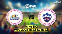 Mi W Vs Dc W Head To Head Wpl 2025 Mi W Vs Dc W Stats And Records At Kotambi Stadium Vadodara