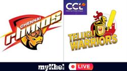 Ccl 2025 Live Score Chennai Rhinos Vs Telugu Warriors Live Match 7 Updates From Hyderabad