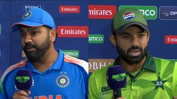 Ind Vs Pak Rohit Sharma Heaps Praise On Virat Kohli Mohammad Rizwan Rues Not Getting Benefit Of Toss