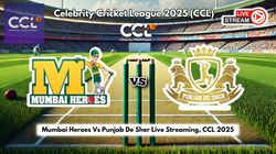 Ccl 2025 Live Streaming How To Watch Mumbai Heroes Vs Punjab De Sher Live Telecast On Tv And Online