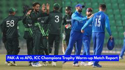 Pak A Vs Afg Icc Champions Trophy Warm Up Match Report Pakistan Shaheens Crush Afghanistan By 144 Runs