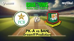 Pk A Vs Ban Dream11 Prediction Champions Trophy 2025 Warm Up Match Fantasy Xi Playing Xi Head To Head Weather Report
