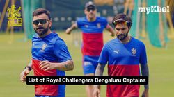 Rcb Captains List Of Royal Challengers Bengaluru Skippers After Rajat Patidar Becomes 8th Captain
